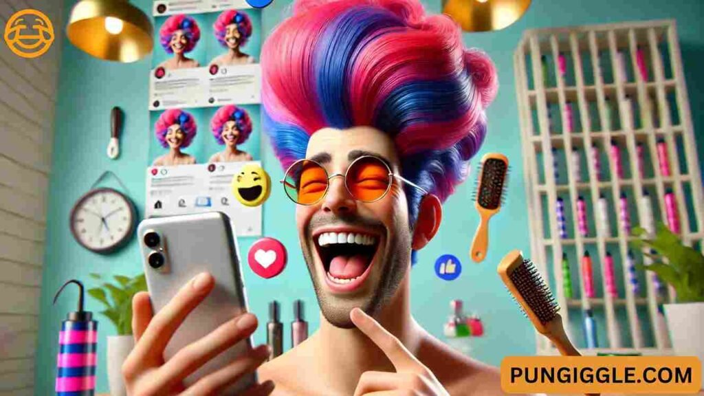Silly Hair Puns for Your Social Media Posts