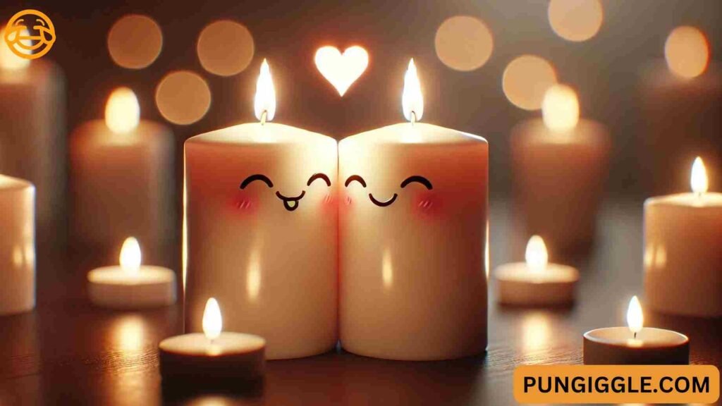 Romantic Candle Puns for Your Sweetheart